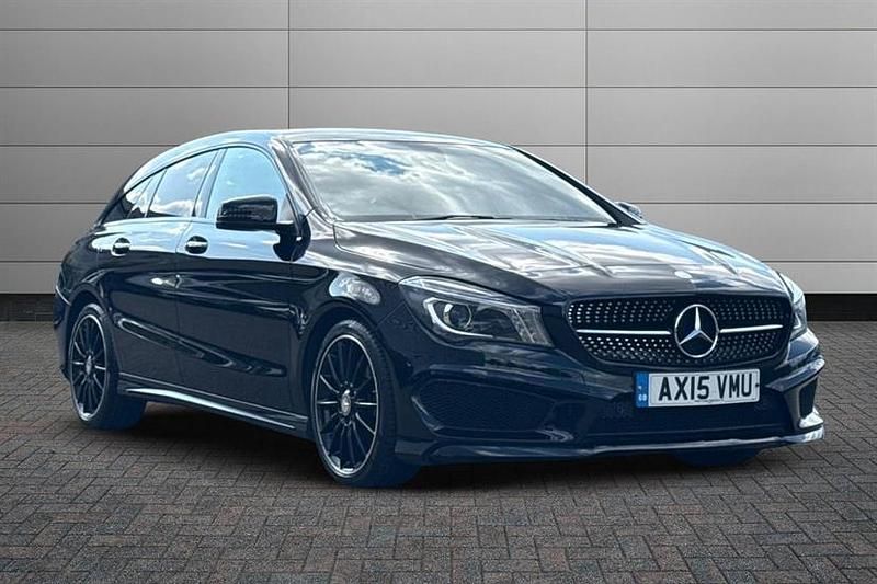Black Used 2015 Mercedes CLA220 AMG Sedan | £12,650 (Fair price) - Image 1/4