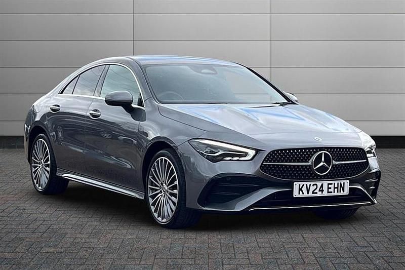 Grey Used 2024 Mercedes CLA250e AMG Line Premium Sedan | £28,395 (Fair price) - Image 1/4
