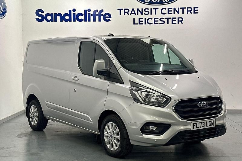 Metallic moondust silver Used 2023 Ford Transit Custom Limited Van | £21,800 (A bit pricey) - Image 1/4