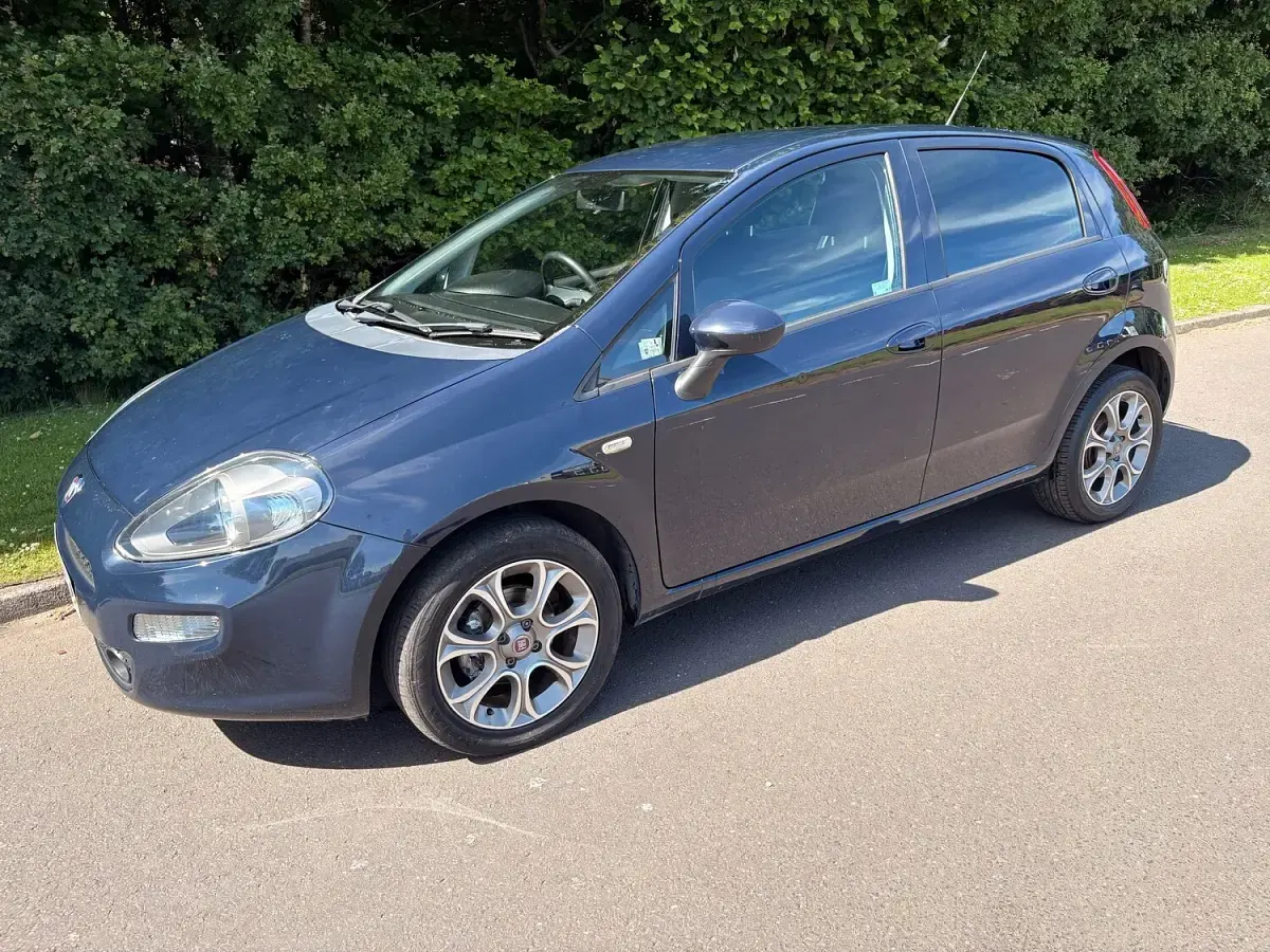 Used Fiat Punto Easy Plus 77 HP (56 kW) 2017 Blue Hatchback