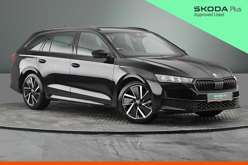 Used Skoda Octavia SportLine 110 HP (80 kW) 2025 Black magic pearl effect Estate