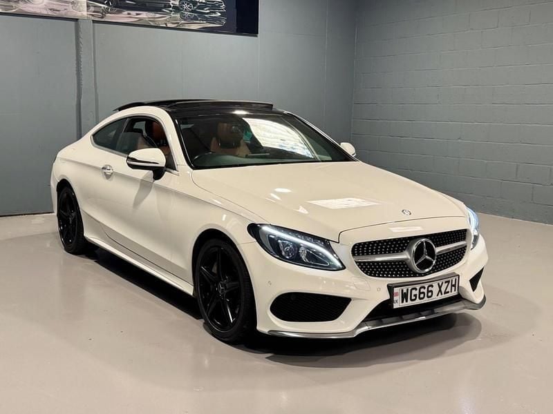 White Used 2017 Mercedes C250 AMG Line Premium Coupe | £9,995 (Super price) - Image 1/4
