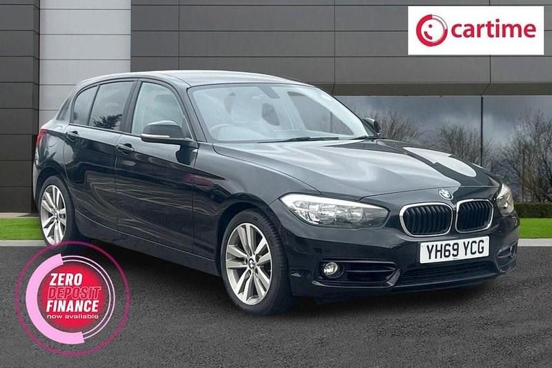 Used BMW 118 Sport Line 136 HP (100 kW) 2019 Black Hatchback