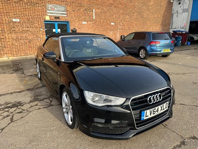 Used Audi A3 Cabriolet S-Line 110 HP (80 kW) 2014 Black Cabriolet