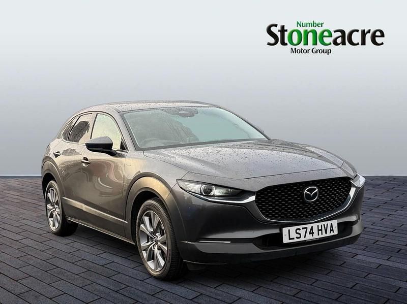 Grey Used 2024 Mazda CX-30 Takumi-Line SUV | £20,995 (Expensive) - Image 1/4