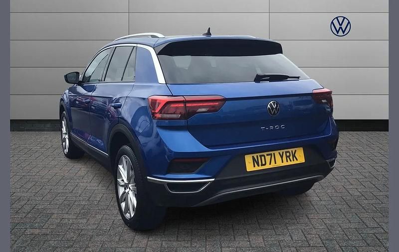 Used VW T-Roc SEL 147 HP (108 kW) 2021 Blue SUV