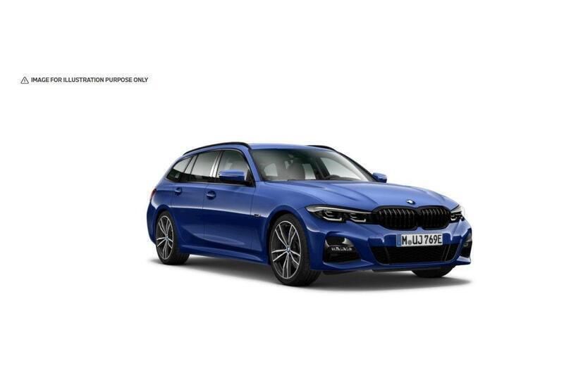 Blue Used 2022 BMW 330e M Sport Estate | £25,495 (Fair price) - Image 1/4