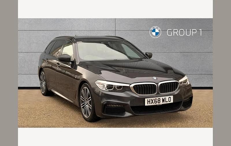Grey Used 2018 BMW 530 M Sport Estate | £19,995 (Good price) - Image 1/4