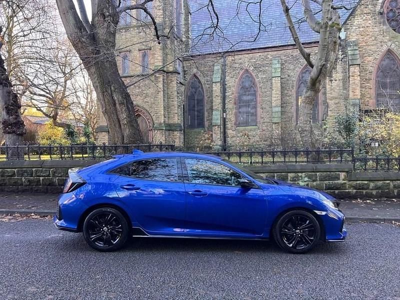 Used Honda Civic Sport 126 HP (92 kW) 2019 Blue Hatchback