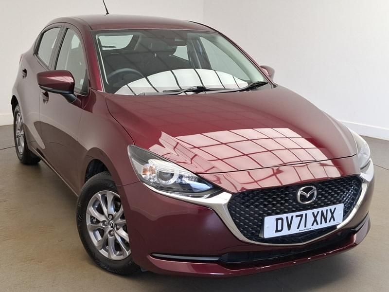 Red Used 2022 Mazda 2 Hatchback | £11,998 (Good price) - Image 1/4