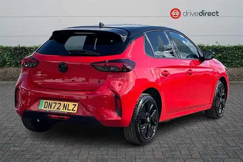 Used Vauxhall Corsa-e Edition 100 kW (136 HP) 2022 Red Hatchback