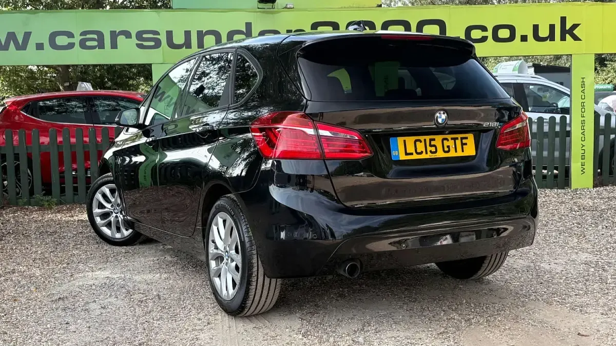 Used BMW 218 Sport Line 150 HP (110 kW) 2015 Black Hatchback