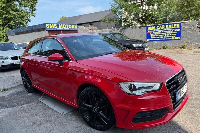Red Used 2013 Audi A3 S-Line Hatchback | £9,000 (Fair price) - Image 1/1
