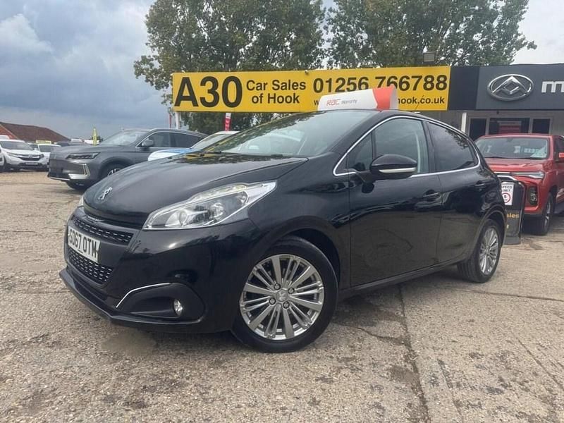 Black Used 2017 Peugeot 208 Allure Hatchback | £5,599 (Fair price) - Image 1/2