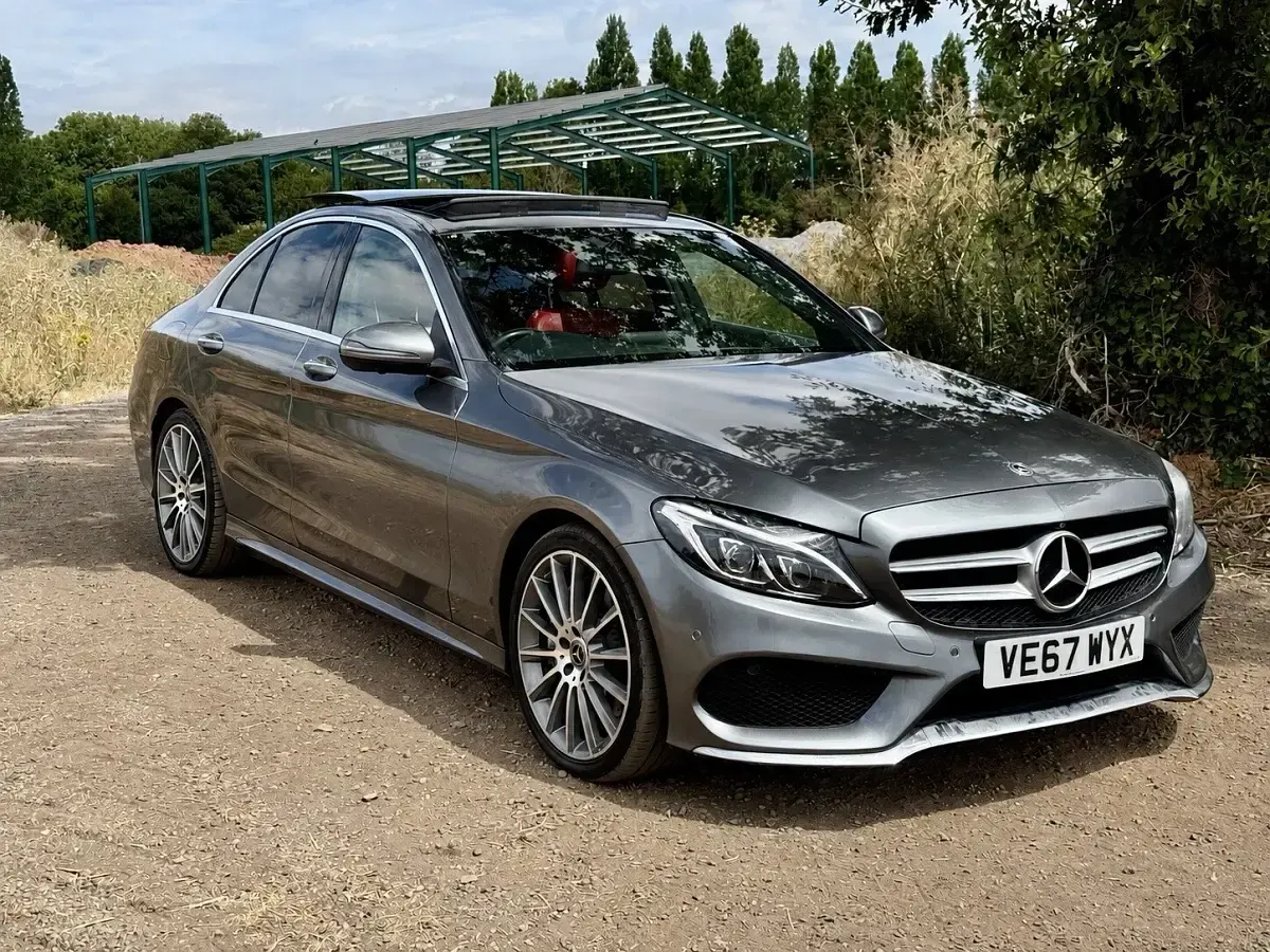 Used Mercedes C250 AMG line 2018 Grey Sedan
