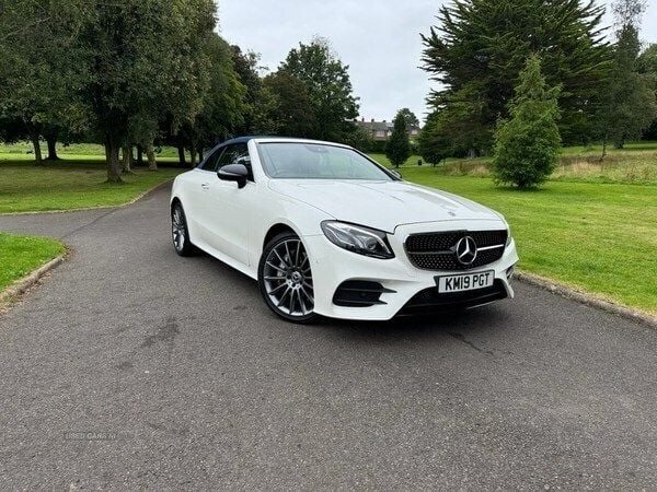 White Used 2019 Mercedes E400 AMG Line Premium Plus Cabriolet | £25,995 (Fair price) - Image 1/4