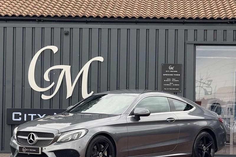 Grey Used 2017 Mercedes C220 AMG line Coupe | £12,290 (Fair price) - Image 1/1