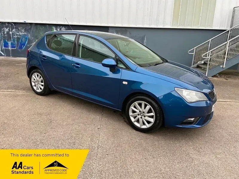 Used Seat Ibiza SE 85 HP (62 kW) 2013 Blue Hatchback