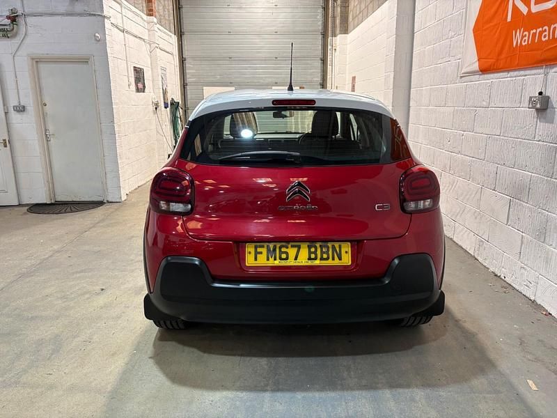 Used Citroën C3 Feel 2018 Red Hatchback