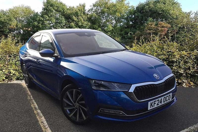 Used Skoda Octavia SE L 110 HP (80 kW) 2024 Race blue metallic Hatchback