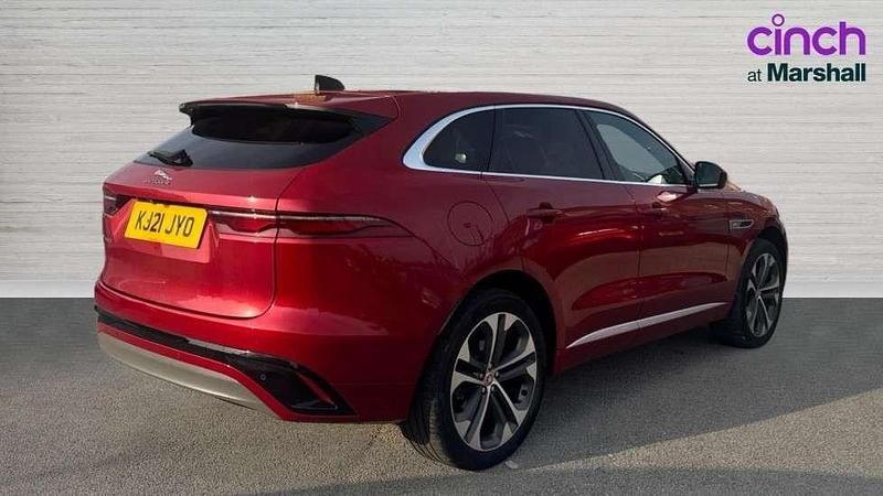 Used Jaguar F-Pace R-Dynamic 204 HP (150 kW) 2021 Red SUV