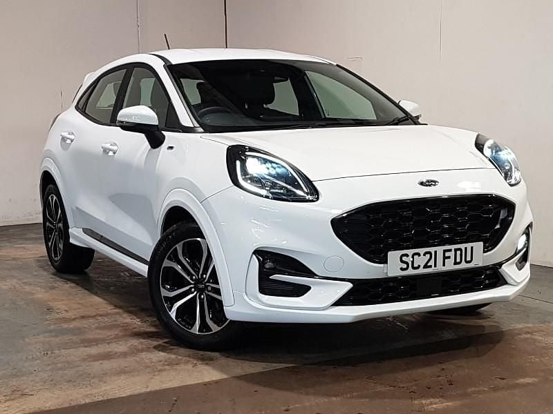 White Used 2021 Ford Puma Gen-E ST-Line Hatchback | £14,998 (Fair price) - Image 1/4