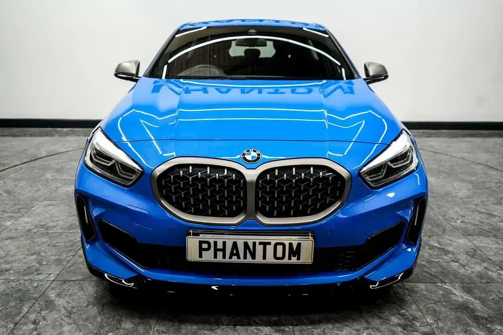 Used BMW M135 Comfort Edition 306 HP (225 kW) 2022 Blue Hatchback