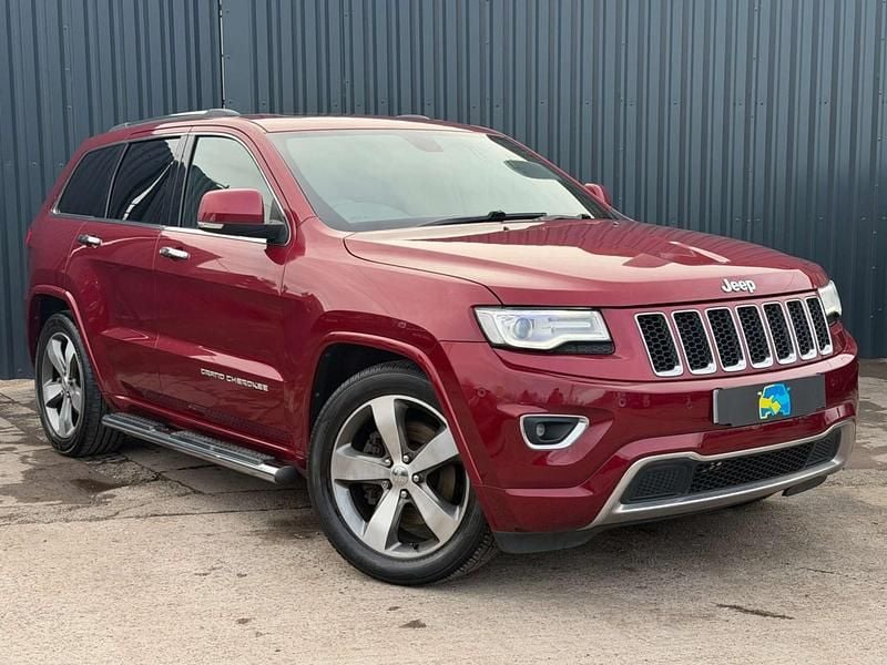Used Jeep Grand Cherokee Overland 2014 Red SUV
