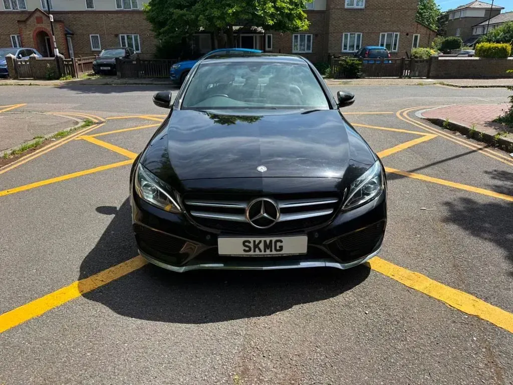 Used Mercedes C200 AMG line 184 HP (135 kW) 2015 Black Sedan