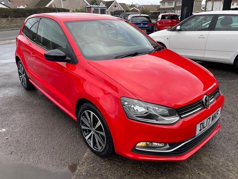 Used VW Polo Beats 75 HP (55 kW) 2017 Red Hatchback