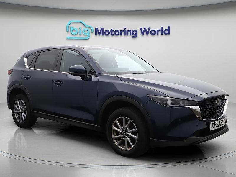 Blue Used 2023 Mazda CX-5 Center-Line SUV | £17,200 (Good price) - Image 1/4