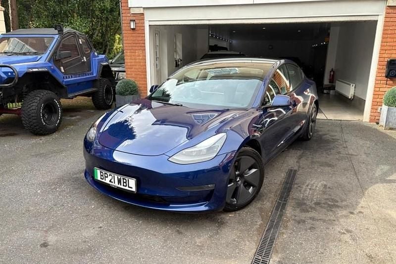 Blue Used 2021 Tesla Model 3 Long Range AWD Sedan | £15,495 (Fair price) - Image 1/1