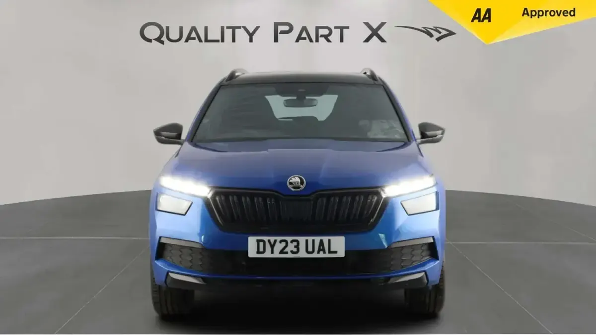Used Skoda Kamiq Monte Carlo 110 HP (80 kW) 2023 Blue SUV