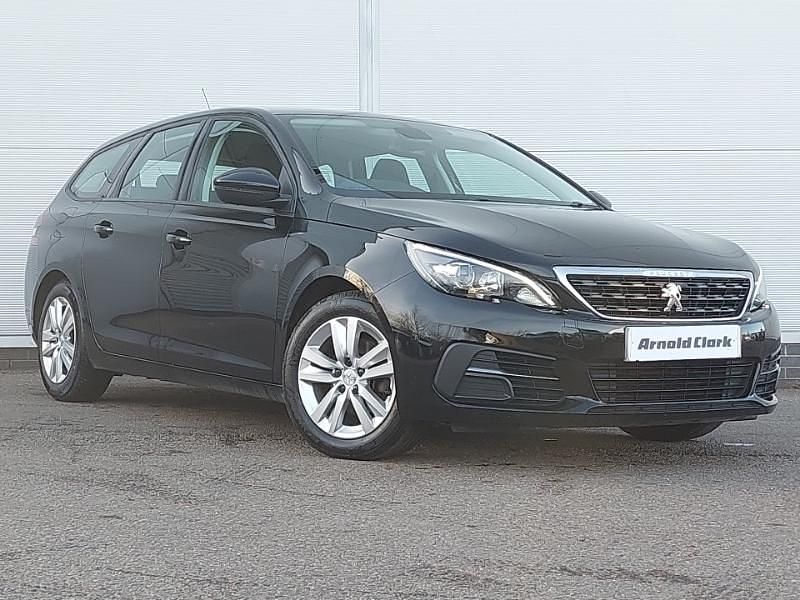 Used Peugeot 308 Active 131 HP (96 kW) 2020 Black Estate