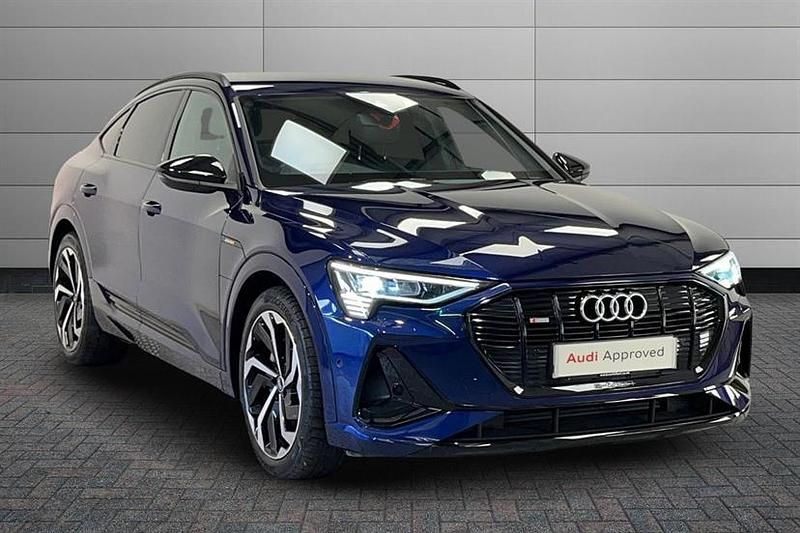 Navarra blue Used 2022 Audi e-tron Black Edition SUV | £29,990 (A bit pricey) - Image 1/4
