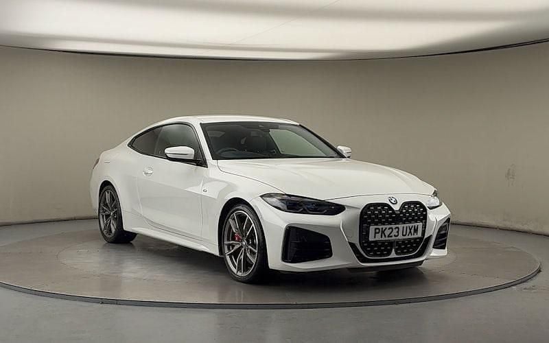 Mineral white Used 2022 BMW M440 Comfort Edition Sedan | £34,500 (Fair price) - Image 1/4