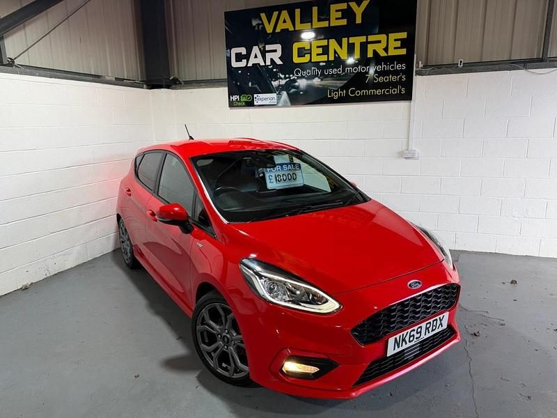 Used Ford Fiesta ST-Line X 100 HP (73 kW) 2019 Red Hatchback