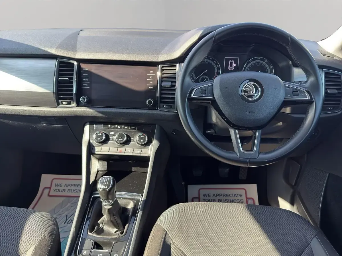 Used Skoda Kodiaq SE 150 HP (110 kW) 2018 White SUV
