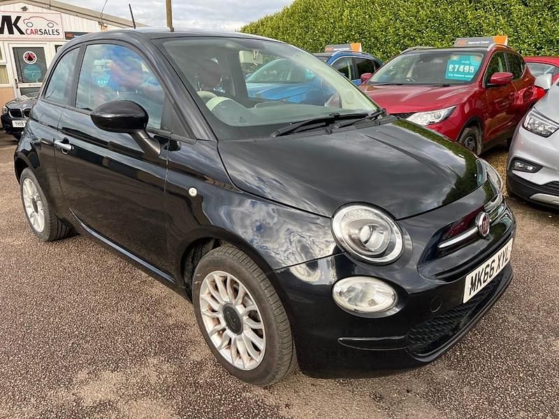 Used Fiat 500 Pop Star 69 HP (50 kW) 2016 Black Hatchback