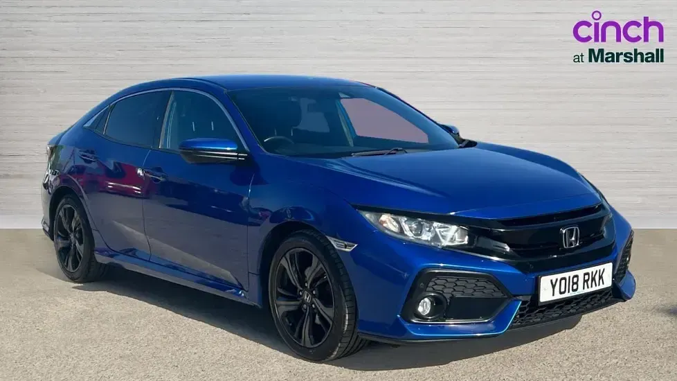 Begagnad Honda Civic SR 120 HK (88 kW) 2018 Blå
