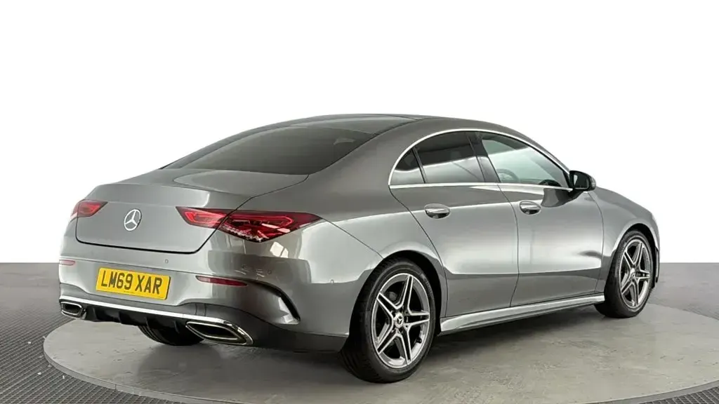 Used Mercedes CLA200 AMG Line Premium Plus 163 HP (119 kW) 2019 Grey Coupe