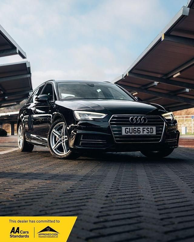 Used Audi A4 S-Line 190 HP (139 kW) 2016 Black Estate