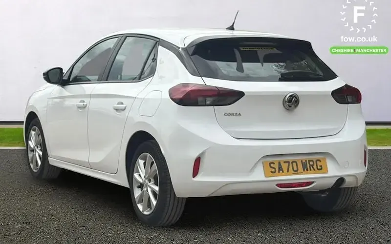 Used Vauxhall Corsa 75 HP (55 kW) 2020 White Hatchback