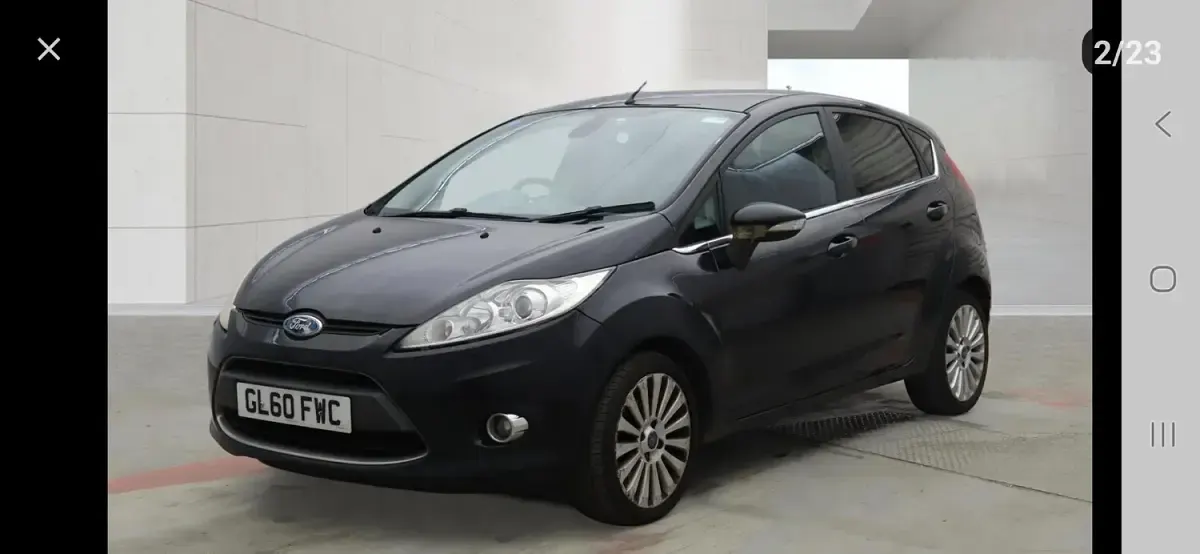 Used Ford Fiesta Titanium 96 HP (70 kW) 2010 Black Hatchback