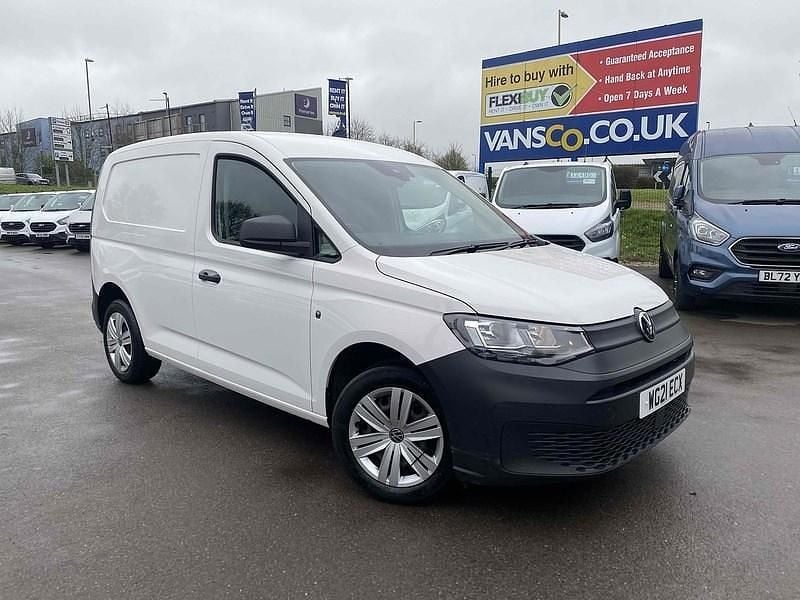 Used VW Caddy S 102 HP (75 kW) 2021 White MPV