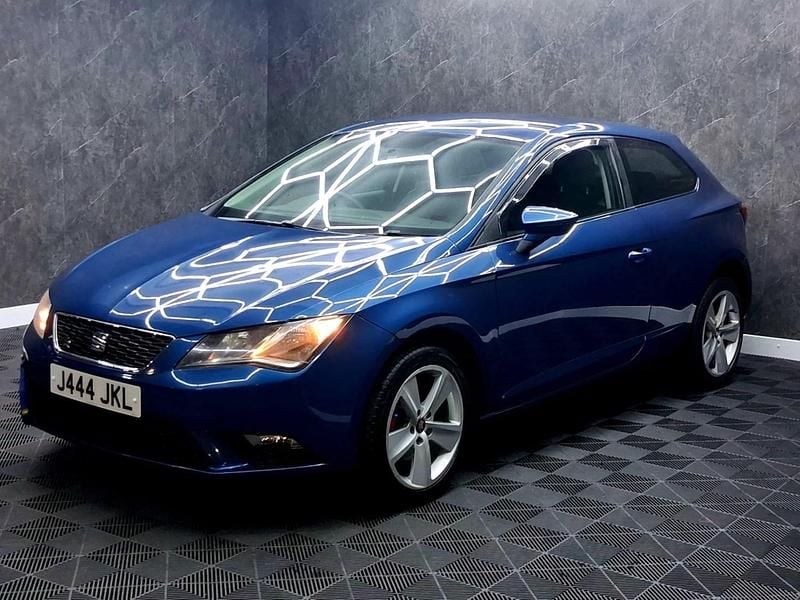 Used Seat Leon SE 105 HP (77 kW) 2013 Blue Hatchback