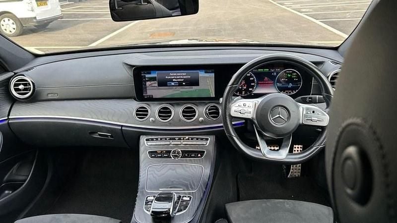 Used Mercedes E300 AMG line 2019 Black Sedan