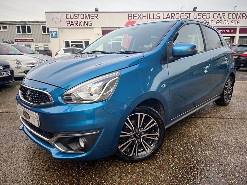 Used Mitsubishi Mirage 78 HP (57 kW) 2018 Blue Hatchback
