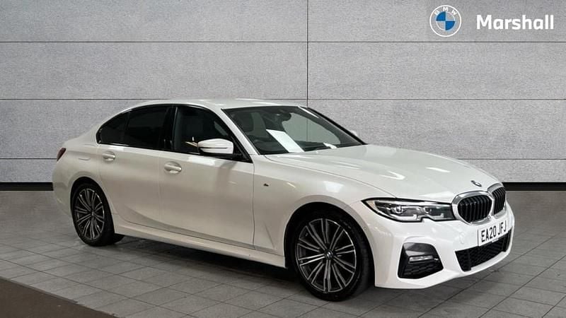 White Used 2020 BMW 320 M Sport Sedan | £21,318 (Fair price) - Image 1/4