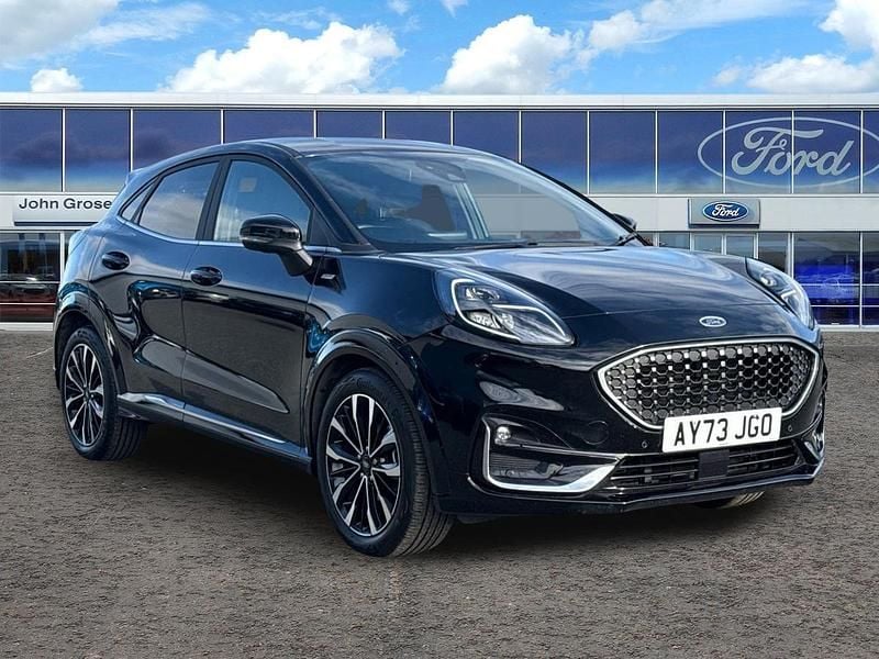 Black Used 2023 Ford Puma ST-Line Hatchback | £18,295 (Fair price) - Image 1/3